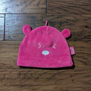 lug Undercover Bears Cub Cap kids fleece hat toque pink
